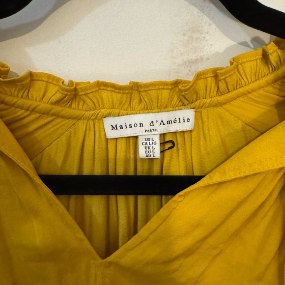 Wilfred Golden Yellow Blouse - Picture 2 of 2